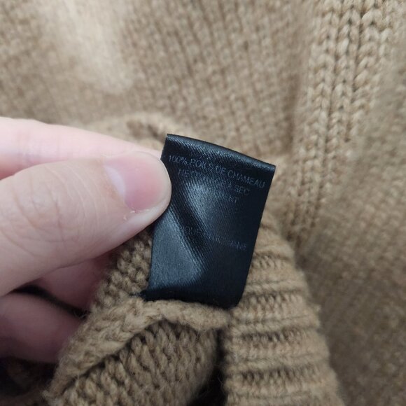 Nili Lotan Cornwall Camel V-Neck Sweater - Picture 12 of 13